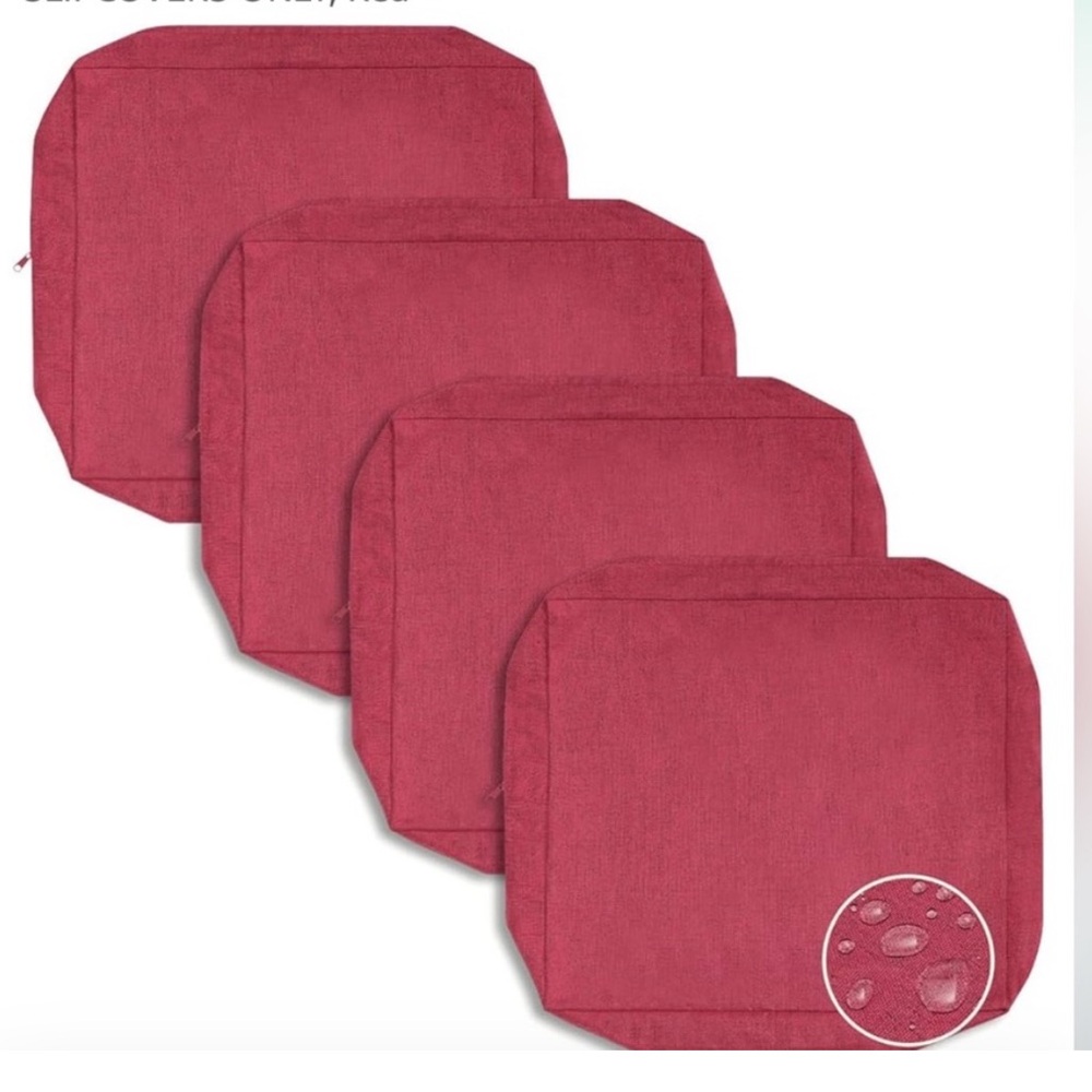 Purefit waterproof outdoor cushion covers.